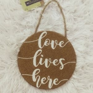 Hanging farmhouse wood decor